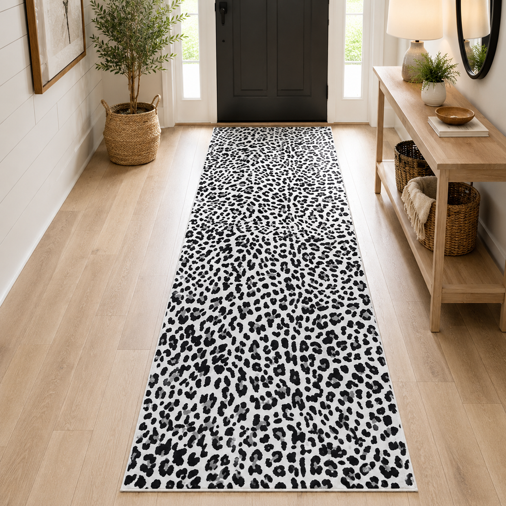 Leopard Print Non-Slip Door Mat